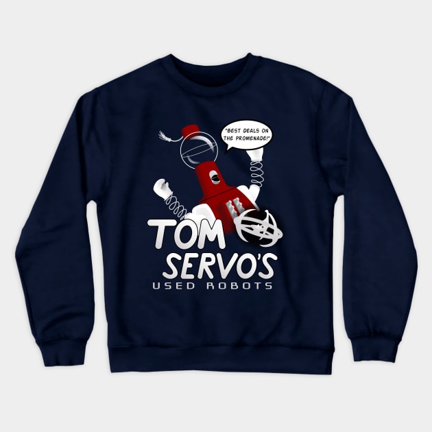 Tom Servo's Used Robots Crewneck Sweatshirt by DurMan